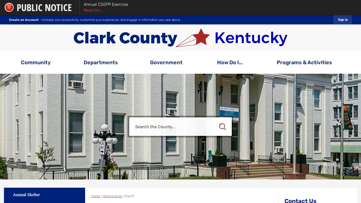 Sheriff | Clark County, KY